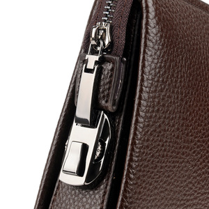 2025 nouveau décontracté hommes PU en cuir souple pochette grande capacité téléphone fermeture éclair longue doublure en Polyester étanche argent <span class=keywords><strong>porte</strong></span>-<span class=keywords><strong>monnaie</strong></span> - Product Image 5