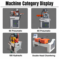 Machine de chanfreinage automatique CNC pour tubes et barres rondes, équipement de traitement de chanfrein et de biseau pour extrémités de tubes métalliques