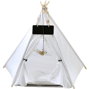 Tente <span class=keywords><strong>tipi</strong></span> pliable pour animaux <span class=keywords><strong>de</strong></span> compagnie, lavable, confortable et respirante, pour chiens et chats - Product Image 2