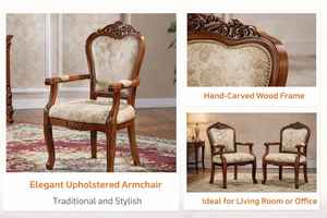 Chaise de salle à manger en bois massif de conception vintage faite à la main, design indien - Product Image 3