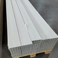 Fabricant chinois Planches de terrasse en bambou composite blanc de haute qualité Wpc Terrasse de jardin
