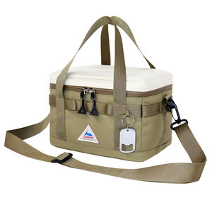 Sac de camping décontracté SENDA grande capacité, réutilisable, réglable, isolant, résistant à l'eau, écologique, durable, en polyester avec fermeture éclair - Product Image 6