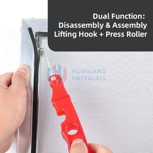 <span class=keywords><strong>Kit</strong></span> d'outils pour <span class=keywords><strong>moustiquaire</strong></span> de fenêtre en maille avec joint en caoutchouc, auto-adhésif, pour bricolage - Product Image 5