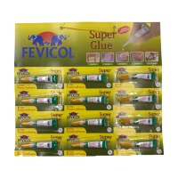 FEVICOL 502 Adhésif respectueux des tissus 12 pièces | Formule lavable et repositionnable | Sans danger pour les textiles, le feutre, l'artisanat scolaire