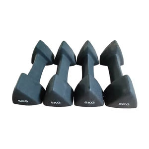 ดัมเบลรูปสามเหลี่ยมแบบกำหนดเองปี <span class=keywords><strong>2021</strong></span> สำหรับผู้ชาย ผู้หญิง และเด็ก สี 1 2 3 <span class=keywords><strong>4</strong></span> 5 กก. ปอนด์ ดัมเบลเหล็กเคลือบยาง สีชมพู - Product Image 3