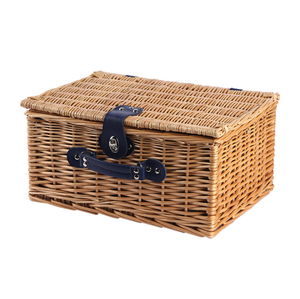 Panier de rangement pour pique-nique fait main Panier de pique-nique en osier avec doublure - Product Image 4