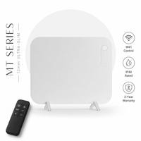 Panneau de chauffage infrarouge électrique mural/sur pied personnalisé CE ROHS LVD pour patio, avec télécommande ODM, idéal pour l'hiver à la maison (vente en gros)