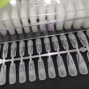 504 pcs/box Ballerina Half Matte Tip False Nail Manicure Thin Artificial Nail Tips