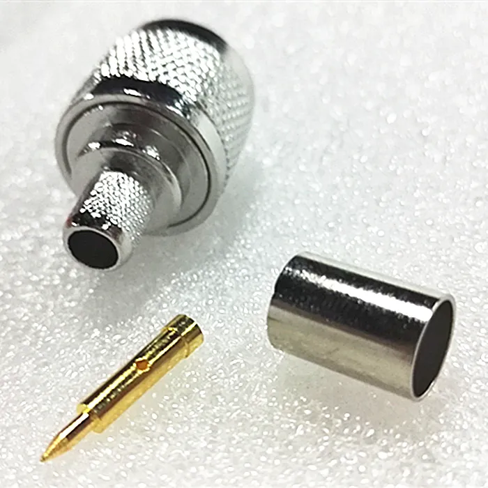 RF SMA F N type adapters female coaxial cable RG6 RG58 male 5D 1/2 cable jumper connector adapter