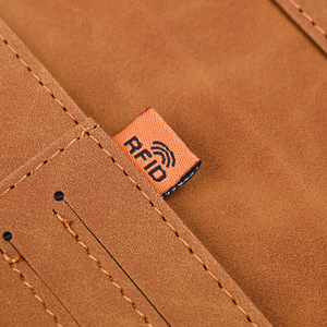 Porte-passeport personnalisé avec carte du monde, <span class=keywords><strong>anti</strong></span>-magnétique, blocage RFID, en cuir PU, pour voyage - Product Image 4