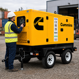 Generador Diésel Cummins Súper Silencioso, Trifásico, Salida de CA, 50/60HZ, 1500/1800RPM, Grupo Electrógeno de 40kw 50kva - Product Image 4