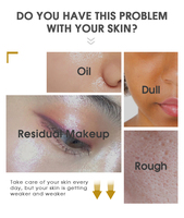Ensemble de nettoyants pour le visage sans cruauté Hydratant blanchissant et nettoyant pour le visage à la levure à la glycérine Raffermissant la peau