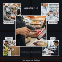 Lecteur de codes-barres 2D instantané Newland UMG-HS10 PLUS, décodage instantané, filaire USB, pistolet à code QR pour les magasins de proximité, paiement mobile