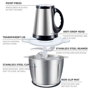 Custom Wear Mincer China Made Resistant AntiLeakage Pure Meat Minced, Food Processor for Cooking / Meat Stainless Steel - Product Image 4