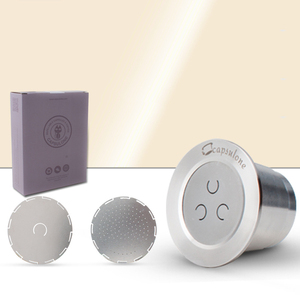 Carcasa <span class=keywords><strong>de</strong></span> Filtro Reutilizable y Reemplazable <span class=keywords><strong>de</strong></span> Acero Inoxidable para Cápsulas <span class=keywords><strong>de</strong></span> Café Ecológicas Compatibles -3 - Product Image 1