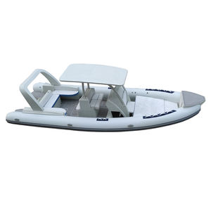 Fabbrica CE vendita direttamente 7.6m gonfiabile <span class=keywords><strong>mare</strong></span> sport 760 25ft saldato fondo in alluminio costola barca con console - Product Image 6