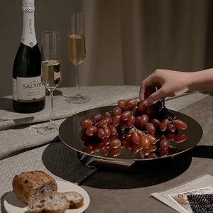 Silber Luxus Tablett Edelstahl dekorative Tablett Stand Schokolade Serviert ablett Custom ized Gold für die Hochzeit - Product Image 6