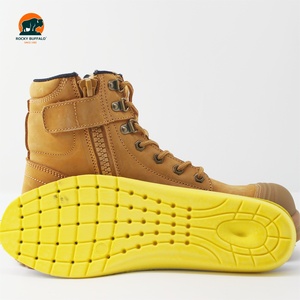 Chaussures de sécurité Rocky <span class=keywords><strong>Buffalo</strong></span> en cuir nubuck résistant à l'usure, à coupe moyenne, à lacets, bottes tactiques, semelle extérieure en PU et TPU injecté - Product Image 4