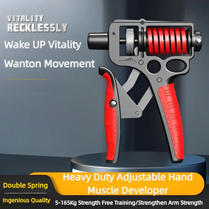 Fortalecedor de Agarre Ajustable 5-165Kg, Expansor de Dedos, Fortalecedor de Brazo, Muñeca y Antebrazo con Resorte de Acero para Fitness - Product Image 5