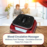 Appareil Électrique de Massage des Pieds et des Jambes à Rouleaux Vibrants pour la Circulation Sanguine, Promoteur de Flux Sanguin, Soulagement de la Fatigue et de la Douleur, Récupération, Unisexe, Maison et Salle de Sport