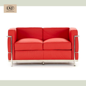 OKF Divano Componibile Moderno di Lusso Minimalista in Pelle, Personalizzabile nel Colore, Arredamento per <span class=keywords><strong>Soggiorno</strong></span> di Villa - Product Image 2