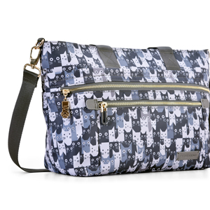 <b>Cute</b> Cat 2 in 1 Shoulder Bag for Women Convertible Crossbody Tote Handbag Lightweight Travel <b>Purse</b> - Product Image 6