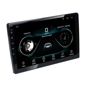 Phổ 9Inch Đôi Din Android Màn Hình Cảm Ứng Android Stereo Điện Tử Hệ Thống Âm Thanh Stereo Radio Xe Android Player Video