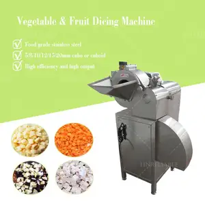 Mesin pemotong kubus kentang manis/mesin pengiris kubus jahe mangga dan bawang/mesin pembuat kubus wortel untuk dijual