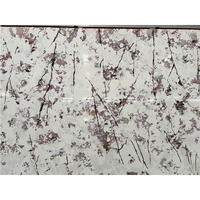 DCT SL9291 Dalle de quartz inorganique artistique moderne à reflets violets, veines violettes-brun audacieuses, haut de gamme, écologique, couleur personnalisable