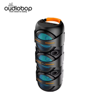 Système de sonorisation PA avec enceinte tour à trois haut-parleurs de 8 pouces, directement du fabricant, avec Bluetooth sans fil, boîte audio 25 W haute puissance, RGB