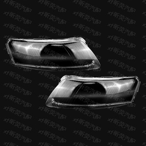 ฝาครอบไฟหน้าสำหรับ Audi A6 2006 2011 C6  วัสดุ PC ใส  ซ้าย-ขวา คู่ - Product Image 3