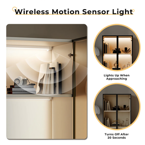 Wholesale Modern Wooden Panel Kitchen <strong>Cupboard</strong> Glass Display Showcase LED Drawer Storage Home Bar Entry Cabinet - Product Image 5