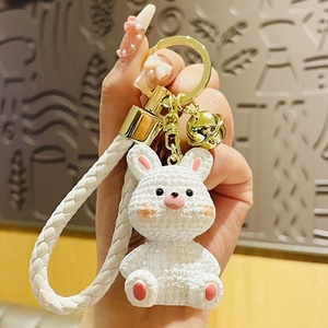 Llavero de cerdito de dibujos animados, exquisito y adorable, con diseño de pareja emocional, colgante para bolso, llavero para coche, para mujer, venta al por mayor - Product Image 6