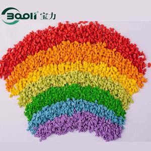 Gránulos de caucho EPDM de alta elasticidad, cojín impermeable antideslizante para pisos exteriores, tapete para gimnasio, resistente a los rayos UV para áreas de juego. - Product Image 1