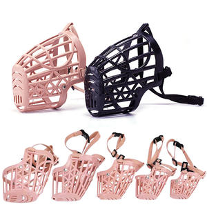 Bozal de plástico para perros con ajuste de 7 tamaños, bozal fuerte para perros, diseño de cesta, bozal antimordidas para perros - Product Image 1