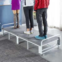 Lit simple pliable temporaire pour la pause déjeuner, lit d'hôpital, vente chaude, gain de place à la maison, lit double