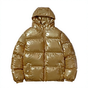 Chaqueta Bomber Unisex de Invierno, Impermeable, Ecológica, de Lona, con Cierre, Acolchada, Negra, Ligera, Cortavientos, Cálida, Estilo Vintage - Product Image 2