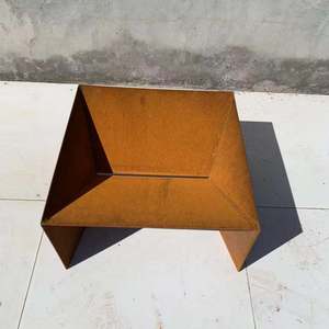 Custom Home Garden Outdoor Camping Corten Steel Wood Burning <b>Fire</b> <b>Pit</b> - Product Image 2
