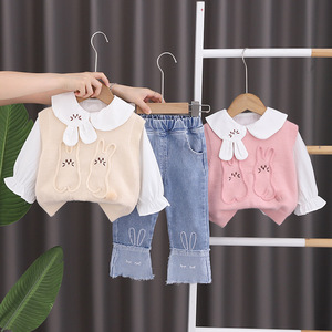 Lote de 3 Prendas de Vestir para Niños, Diseño Coreano, <span class=keywords><strong>Chaleco</strong></span> con Cabeza de Oso 3D Vertical, Venta al por Mayor de Fábrica - Product Image 6