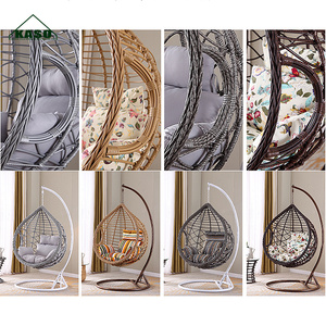 Rattan <strong>Egg</strong> Ratan Double Size Cushion Patio Canopy Luxury Glass Gold Hanging Footrest Outdoor Garden Swing <strong>Chair</strong> <strong>Out</strong> <strong>Door</strong> - Product Image 5