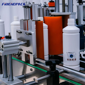 Chai tròn đôi nhãn tự động Sticker dán nhãn Máy dán nhãn chai máy - Product Image 2