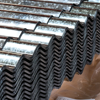 Tôles de Toiture en Zinc Galvanisé Ondulées, Norme ASTM, Grade SGCC, Dureté Maximale, Prédécoupées