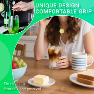 Pengocok minuman Spiral Bar Cocktail baja tahan karat pengaduk Cocktail tongkat pencampur susu teh kopi tongkat pencampur alat Bar - Product Image 5