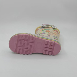 2025 Phong Cách Mới Unisex Cầu Vồng In Ấn Mô Hình Động Vật Ánh Sáng Trọng Lượng Mùa Hè Mùa Thu Không Thấm Nước Trẻ Em Cao Su Mưa Khởi Động - Product Image 2