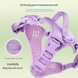 Arnés de Pecho Deportivo de Nailon con Remaches Antiexplosión, Estilo Chaleco, Correa para Perros para Pasear Perros, Nuevo y en Oferta - Product Image 4