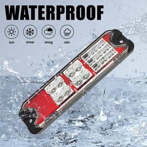 Phanh đảo ngược chỉ đạo nhấp nháy nhấp nháy đuôi Trailer <span class=keywords><strong>LED</strong></span> đảo ngược ranh giới thẳng an toàn khu vực đèn xe nâng đèn cảnh báo - Product Image 6