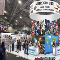 Stand modulaire 30x30 pour salon professionnel avec affichage LED SEG et mur vidéo LED personnalisé pour METROCON 2027