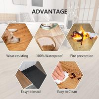 Großhandel Moderne 914*152mm Trockenklebende PVC-Bodenaufkleber Verschleißfeste Vinyl-Bodenfliesen Wasserdicht Klebend für Innenbereich Hotelnutzung