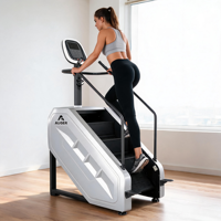 Machine à grimper les escaliers professionnelle, robuste, avec plateforme rotative, équipement de fitness cardio pour salle de sport