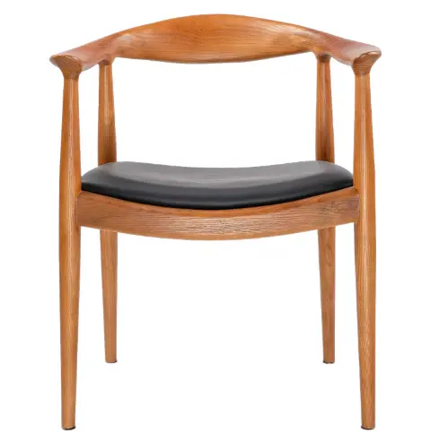 Stile europeo di alta qualità sedia presidenziale soggiorno ufficio negoziazione sedia struttura in legno cuscino Kennedy poltrona